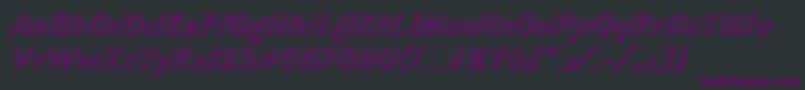 More about HighlightLetPlain.1.0 Font HighlightLetPlain.1.0 Font – Purple Fonts on Black Background