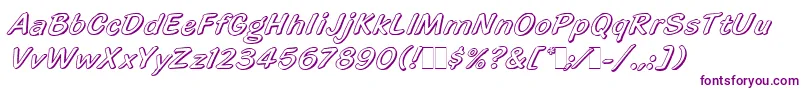 Weitere Informationen zur HighlightLetPlain.1.0-Schriftart HighlightLetPlain.1.0-Schriftart – Violette Schriften auf weißem Hintergrund