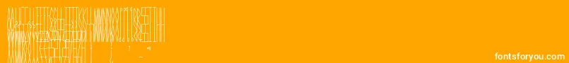 JmhCelaenoRuna Font – White Fonts on Orange Background