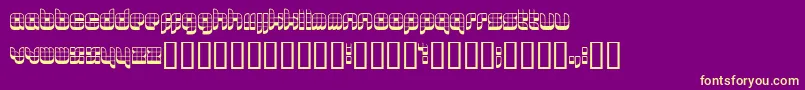 Lastu Font – Yellow Fonts on Purple Background