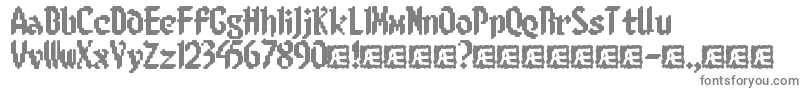 8bitlimr Font – Gray Fonts on White Background