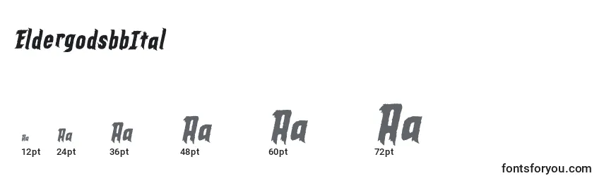 EldergodsbbItal Font Sizes