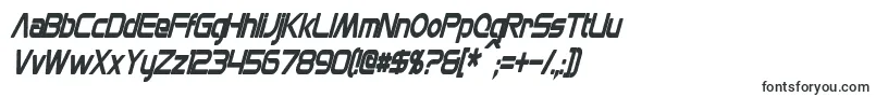 MonsOlympiaCondensedBoldItalic-fontti – Kursiiviset fontit