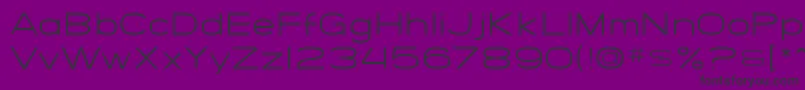 SfGrandezzaLight Font – Black Fonts on Purple Background