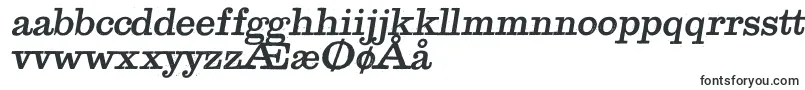 GoldenAgeItalic-fontti – norjan fontit
