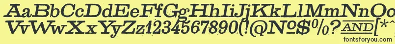 fuente GoldenAgeItalic – Fuentes Negras Sobre Fondo Amarillo