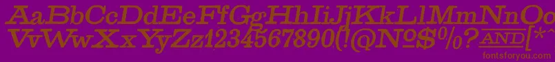 fuente GoldenAgeItalic – Fuentes Marrones Sobre Fondo Morado