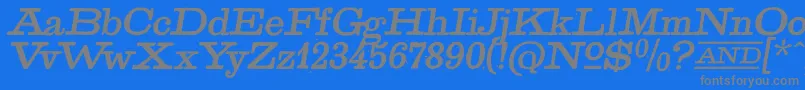 Шрифт GoldenAgeItalic – серые шрифты на синем фоне