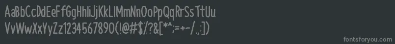 NalHand-Schriftart – Graue Schriften auf schwarzem Hintergrund