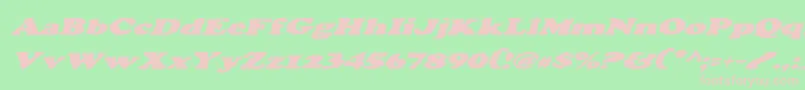 Więcej informacji o czcionce Charv2i Czcionka Charv2i – różowe czcionki na zielonym tle