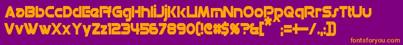 More about DatacronCondensedBold Font DatacronCondensedBold Font – Orange Fonts on Purple Background