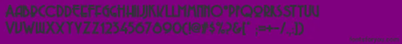 CopaseticNfBold Font – Black Fonts on Purple Background