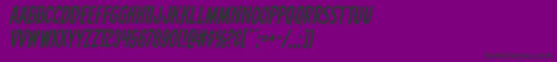 Carnivalcorpserotal Font – Black Fonts on Purple Background