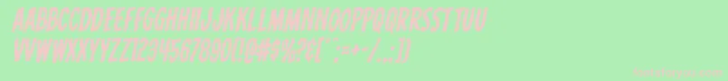 Carnivalcorpserotal Font – Pink Fonts on Green Background