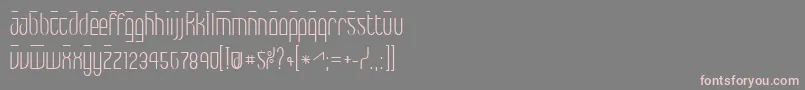 Шрифт Max – розовые шрифты на сером фоне