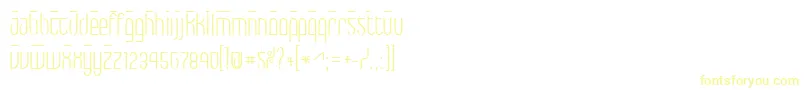 フォントMax – 白い背景に黄色の文字