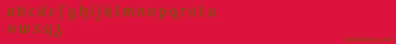 Lisätietoja Faghagblack2-fontista Faghagblack2-fontti – ruskeat fontit punaisella taustalla