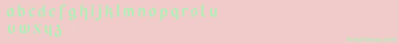 Faghagblack2 Font – Green Fonts on Pink Background