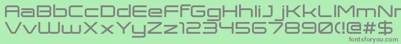 ExpansivaBold Font – Gray Fonts on Green Background