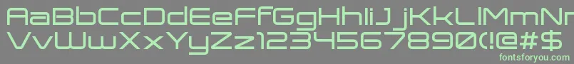 ExpansivaBold Font – Green Fonts on Gray Background