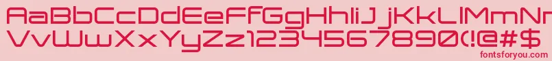 fuente ExpansivaBold – Fuentes Rojas Sobre Fondo Rosa