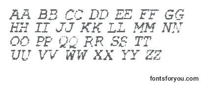 RubberBiscuitItalic Font