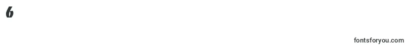 フォントBancodi – フォント数字6