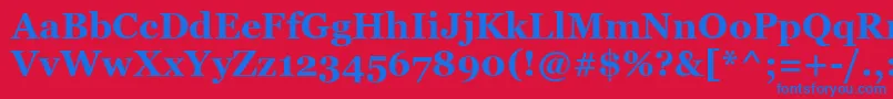 MsReferenceSerifРџРѕР»СѓР¶РёСЂРЅС‹Р№ Font – Blue Fonts on Red Background