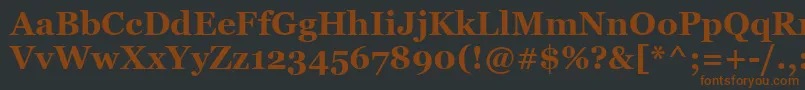 MsReferenceSerifРџРѕР»СѓР¶РёСЂРЅС‹Р№ Font – Brown Fonts on Black Background