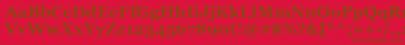 MsReferenceSerifРџРѕР»СѓР¶РёСЂРЅС‹Р№ Font – Brown Fonts on Red Background