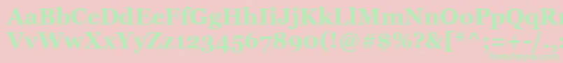 MsReferenceSerifРџРѕР»СѓР¶РёСЂРЅС‹Р№ Font – Green Fonts on Pink Background