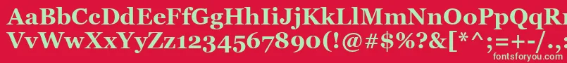 MsReferenceSerifРџРѕР»СѓР¶РёСЂРЅС‹Р№ Font – Green Fonts on Red Background