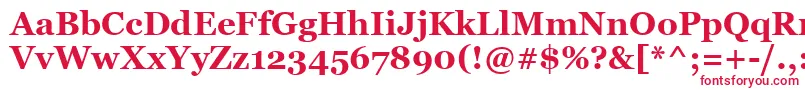 MsReferenceSerifРџРѕР»СѓР¶РёСЂРЅС‹Р№-fontti – punaiset fontit