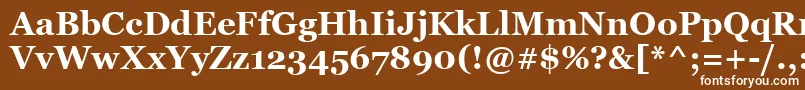 MsReferenceSerifРџРѕР»СѓР¶РёСЂРЅС‹Р№ Font – White Fonts on Brown Background