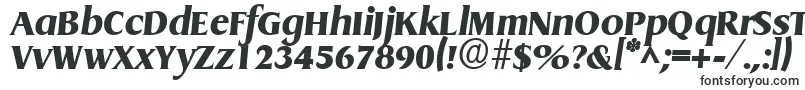 Шрифт Griffonextrabold ffy – широкие шрифты
