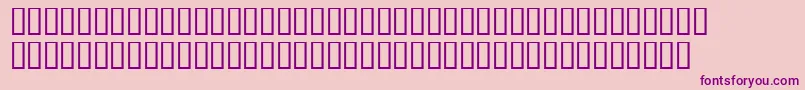 Fonte Strontium99 – fontes roxas em um fundo rosa