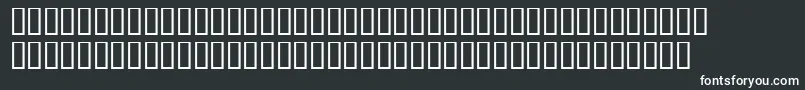 フォントStrontium99 – 白い文字