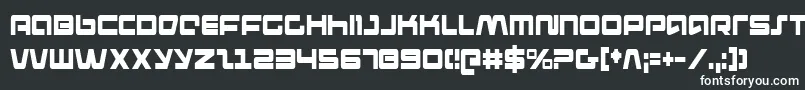 Pulseriflec Font – White Fonts on Black Background