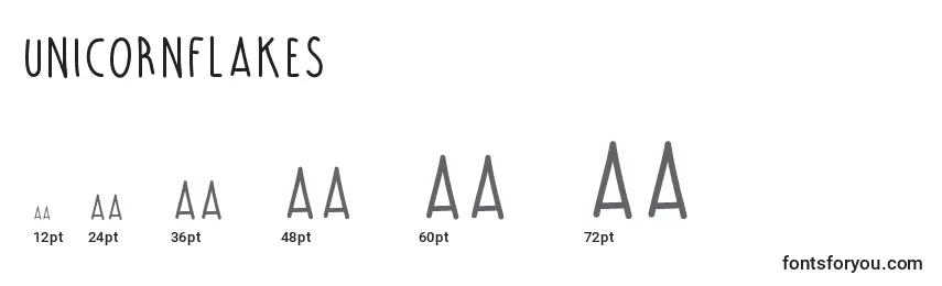 UnicornFlakes Font Sizes