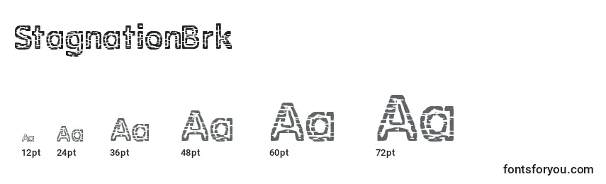 StagnationBrk Font Sizes
