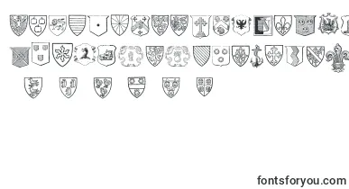 BlasonsFree font – Fonts For Coats Of Arms