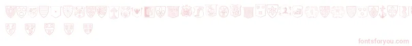 fuente BlasonsFree – Fuentes Rosadas Sobre Fondo Blanco