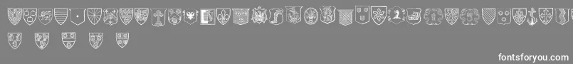 Подробнее о шрифте BlasonsFree Шрифт BlasonsFree – белые шрифты на сером фоне