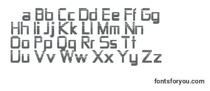 Обзор шрифта Zektondots