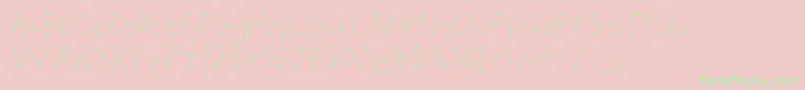 Filamentfive Font – Green Fonts on Pink Background