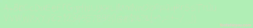 Filamentfive Font – Pink Fonts on Green Background