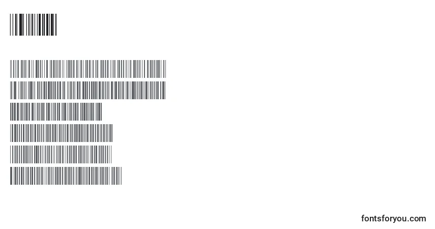 Schriftart Code128 – Alphabet, Zahlen, spezielle Symbole
