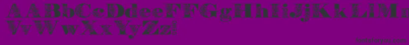 FloryannaDemo Font – Black Fonts on Purple Background