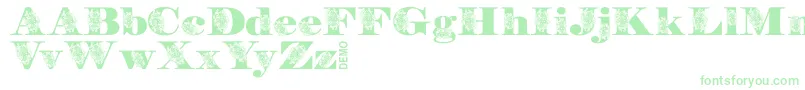 FloryannaDemo Font – Green Fonts on White Background