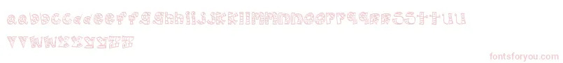 MtfScribblie Font – Pink Fonts on White Background